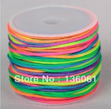 20 Colour 0.8mm Braided Nylon Thread 80m DIY Jewelry Necklace Bracelet Gift