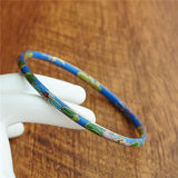 Vintage Beijing Cloisonne Enamel Bracelet Large Size