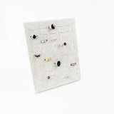Velvet Earrings Display Stand Holder Showcase Ring Holder Organizer