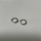 925 Sterling Silver Small Earrings French Ins Circle Sleep Hoop Earrings