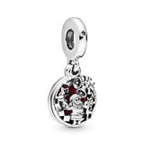 925 Sterling Silver Heart Charm Pendant Dangle