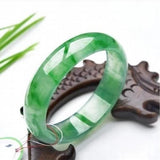 Zheru Jadeite Green Two-Tone Bracelet Princess Jewelry