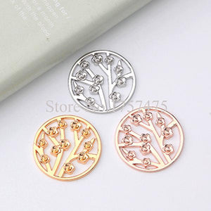 10pcs 1.2mm Wintersweet Coin for Steel Coin Keeper Pendant