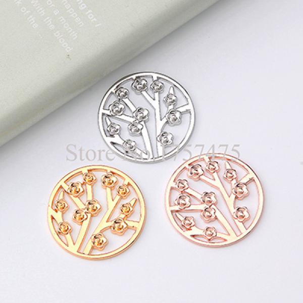10pcs 1.2mm Wintersweet Coin for Steel Coin Keeper Pendant