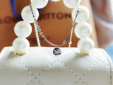 925 Silver Lucky Peas Alphabet Necklace Short Choker Chain Sexy Vintage