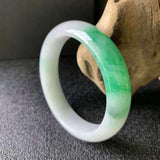 Zheru Natural Myanmar Jadeite Two-Color Bracelet Princess Jewelry