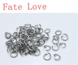 1000pcs 1*5mm Stainless Steel Jump Rings Split Rings Opening Necklace Jewelry