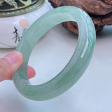 Zheru Natural Burmese Emerald Light Green Bracelet for Mom and Girlfriend
