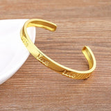 Nidin Light Love Bangles Cubic Zirconia Couple Bracelets