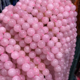 Madagascar Rose Quartzs Beads Pink Crystal Round Beads 6 8 10 mm
