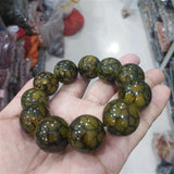 Dragon Agate Bracelet for Men 20MM Ethnic Jewelry