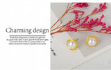 14k Hand Woven Fresh Water Pearl Earrings