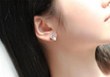 Clear Pearl Earrings Classic Jewelry for Women