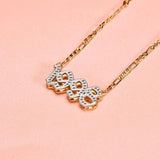 Personalized Birth Years Lucky Number Necklace