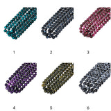 240pcs 10mm Brush Floral Glass Beads for DIY Bracelet Bangle Making
