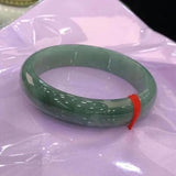 Natural Green Burmese Jadeite Bracelet 54mm-64mm Princess Jewelry