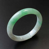 Zheru Jewelry Natural Myanmar Jadeite Two-Color Bracelet Princess Jewelry