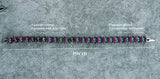 Rainbow Multicolor Crystal Bracelet Evening Dress Jewelry
