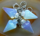 Opal Opalite Pendulum Semi-Precious Jewelry Pendant Bead