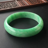 Zheru natural Burmese emerald green bracelet 54-64mm