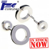 Enameled Epoxy Cufflink Cuff Link Set