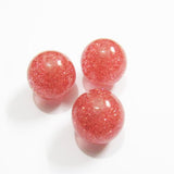 Chunky Round Glitter Beads DIY Jewelry Finding Hand Beads