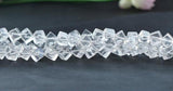 AA Natural Clear Quartz Cubic Beads 6-10mm 15 Inch Strand