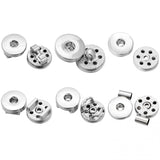 10pcs 18mm Snap Button Accessories Metal Button for DIY Snap Bracelet Necklace