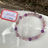 Natural 7 Stone Bracelet Crystal Gift Women Gemstone Semi Precious Jewelry