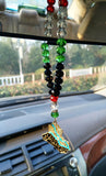 IRAQ Necklace Prayer Beads Rosary Iraqi Flag Sticker Coin Misbaha Masbaha Car