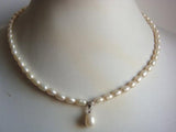 Charming Women Jewellery Freshwater Pearl Necklace Pendant Jewelry