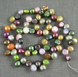 Multicolor Freshwater Pearl Loose Beads 7-7.5MM Full Strand 14 inches