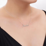 Personalized Name Necklace - Stainless Steel - Tiny Name Necklace
