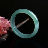 Pure Myanmar Jade A-Class 54-62mm Light Bracelet Princess Bracelet Gift