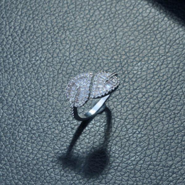 Micro Pave CZ Wedding Rings Engagement Ring for Women