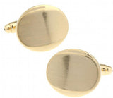 Brushed Metal Cufflinks for Men Shirt Sleeve Button