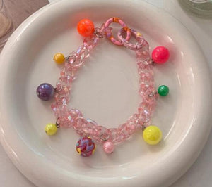 Y2K Waist Chain Punk Pants Chain Pink Pendant Jewelry