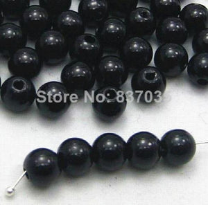 1000PCS 8mm ABS Round Ball Pearl Beads for Jewelry Making