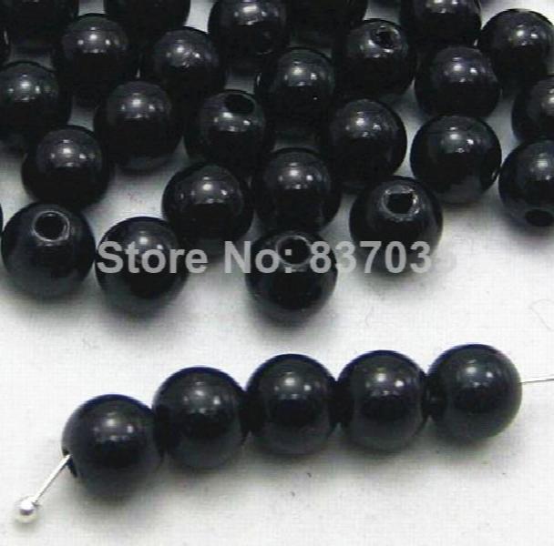 1000PCS 8mm ABS Round Ball Pearl Beads for Jewelry Making