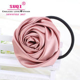 Vintage Delicate Rose Hair Rope for Women Lady