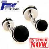 Enamel Epoxy Cufflink Set - Fashion Accessories for Men