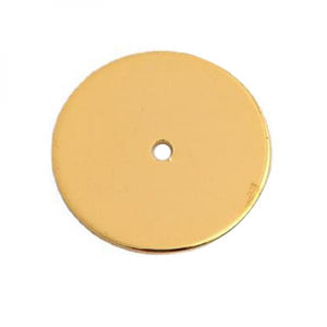 0.5mm Plating 5-Color Single Hole Round Label for DIY Jewelry