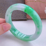 Natural Burma Jade Princess Bracelet for Women, 54mm-62mm