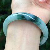 Zheru Jewelry Natural Burmese Jade Flower Bracelet Princess Jewelry