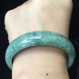 Natural Burmese Jadeite Dark Green 54-62mm Bracelet Princess Jewelry