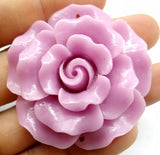 Chinese Organic Cinnabar Quartz Crystal Flower Pendant for DIY Jewelry Making