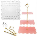 Square Wave DIY Silicone Mold for Epoxy Resin Jewelry Cake Fondant