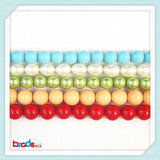 Mixed Beads Charm Bead Shining Surface Round Beauty Beads Wholesal...