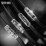Stainless Steel Geometric Slider Beads 8*4mm Square Hole DIY Bracelets