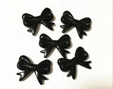 46x36mm Solid Acrylic Bows Beads for DIY Necklace Making, 60pcs